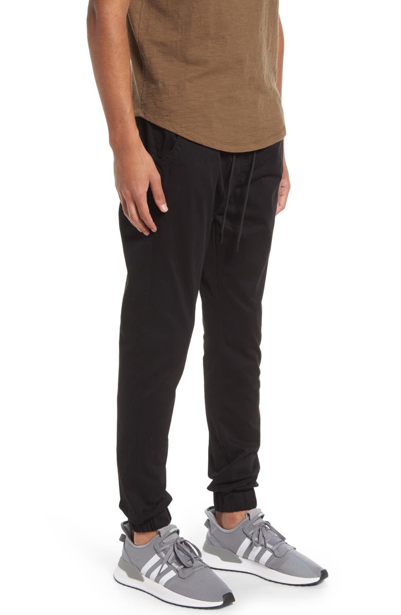 KUWALLA Midweight Stretch Cotton Chino Joggers, Alternate, color, 
