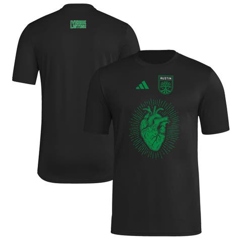 Men's adidas  Black Austin FC 2025 Jersey Hook AEROREADY T-Shirt