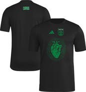 adidas Men's adidas  Black Austin FC 2025 Jersey Hook AEROREADY T-Shirt