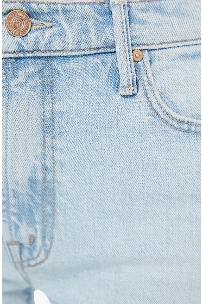 The Rascal High Waist Fray Hem Flood Jeans, Alternate, color, BRING THE COOLER