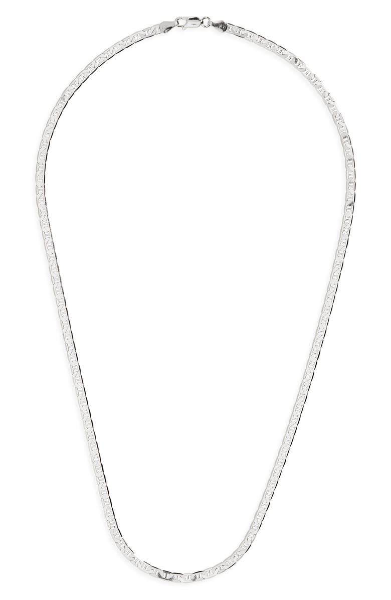 Argento Vivo Sterling Silver Men's Mariner Chain Necklace, Main, color, 