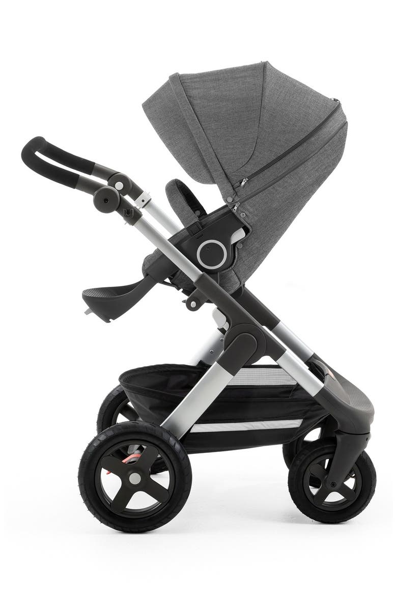 Trailz™ All Terrain Stroller, Main, color, BLACK MELANGE