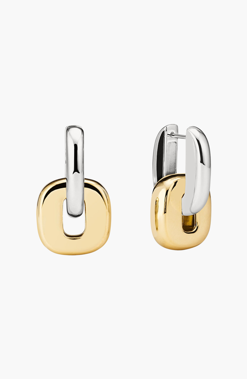 Mejuri Stevie Hoops In Brown