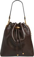 Jimmy Choo Cinch Leather Bucket Bag