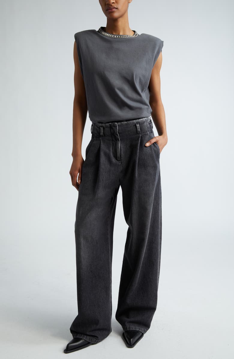 Golden Goose Journey Crystal Embellished Sleeveless Top, Alternate, color, 