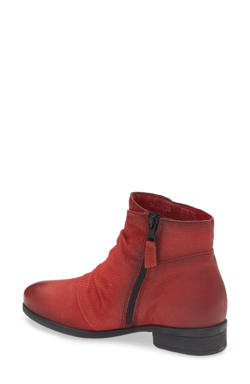 Miz Mooz Sallie Scrunch Leather Boot In Animal Print