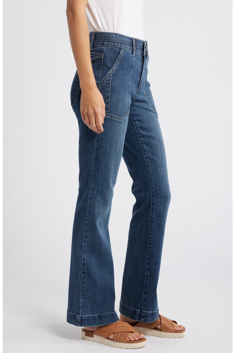 Madison High Waist Bootcut Jeans, Alternate, color, BL BLUE