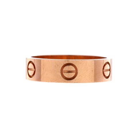 Love Band Ring 18K Rose Gold