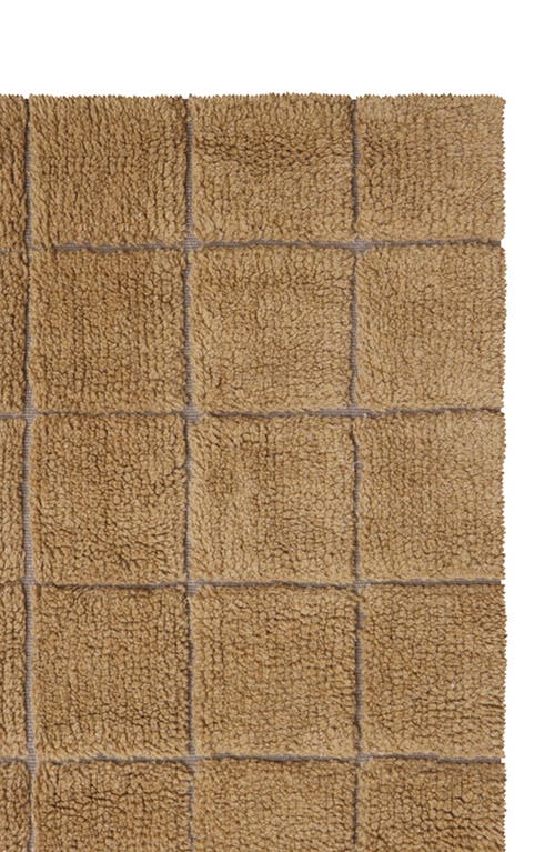 Lorena Canals Woolable Mosaic Washable Wool Rug In Brown