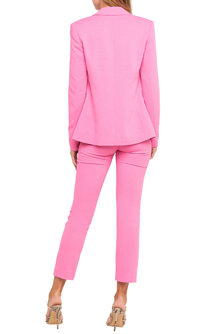 Parisienne Double Breasted Blazer, Alternate, color, PINK POP