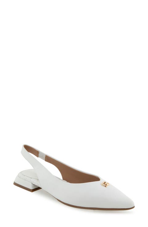 Nayana Pointed Toe Slingback Flat (Women)