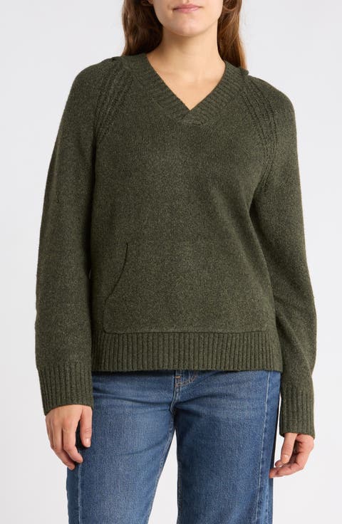 Solid Hooded Sweater