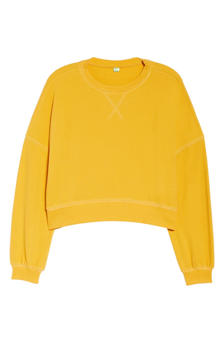 Honeydew Fool for Fall Crop Sweatshirt, Alternate, color,