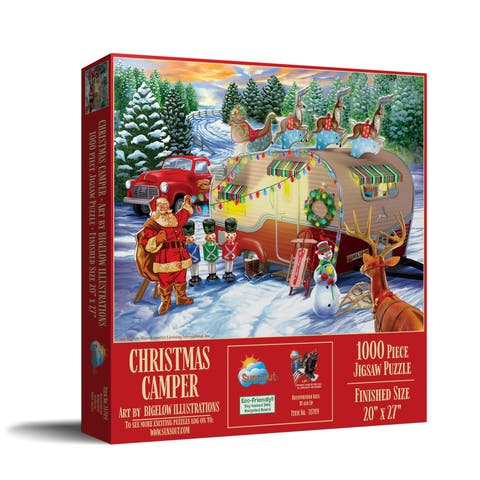 Christmas Campers 1000 piece Jigsaw Puzzle for Adults