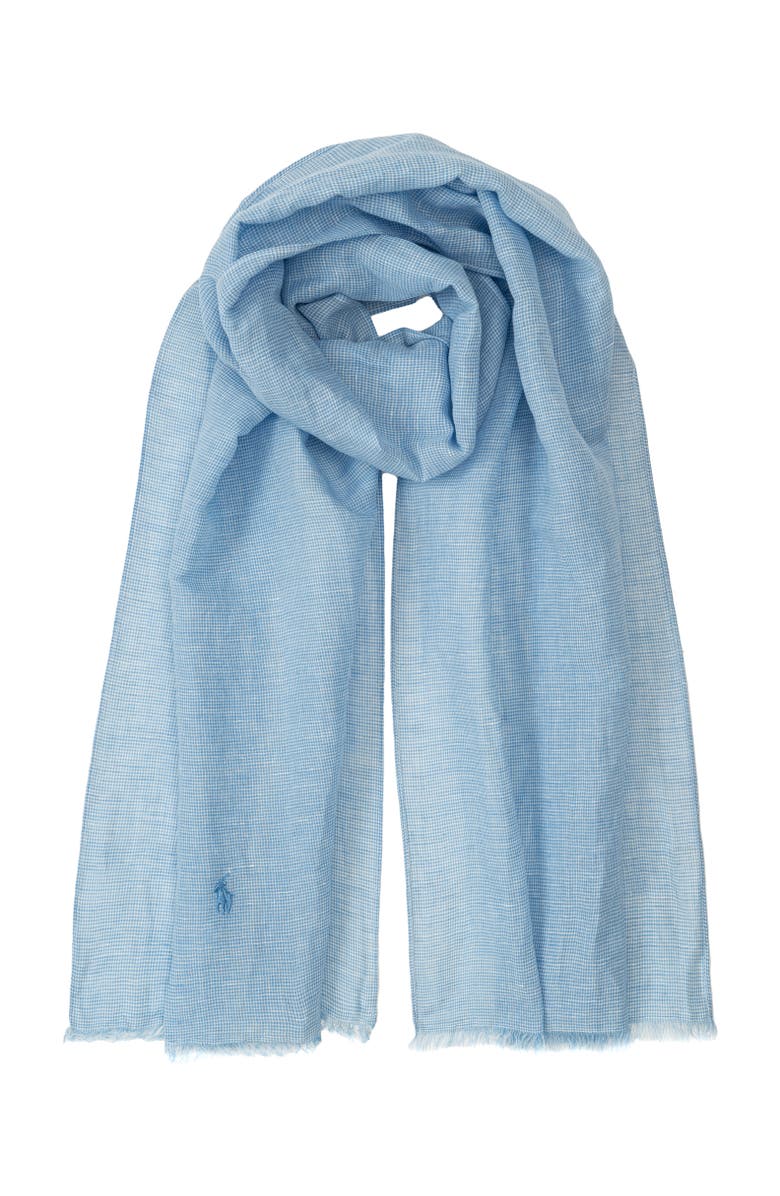 Polo Ralph Lauren Micro-Houndstooth Scarf, Main, color, 