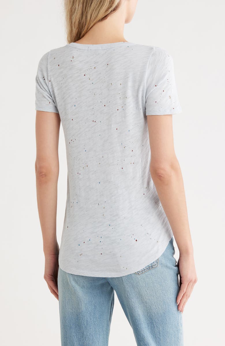 ATM Anthony Thomas Melillo Splatter Cotton Slub Jersey T-Shirt, Alternate, color, Blue/Multi