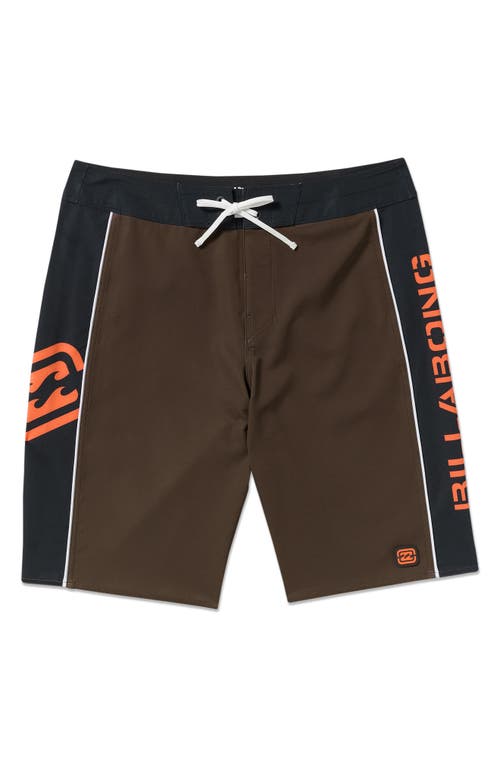 Billabong Spec 73 D Bah Pro Board Shorts In Brown