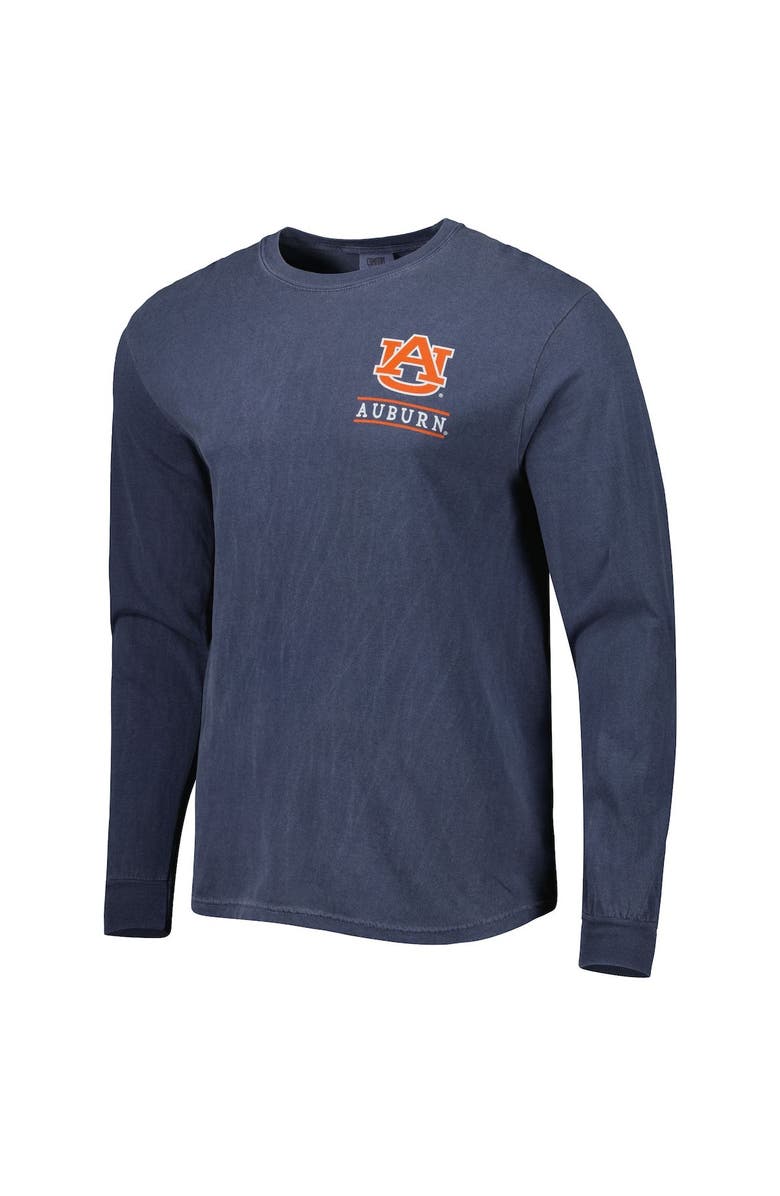 IMAGE ONE Men's Navy Auburn Tigers Circle Campus Scene Long Sleeve T-Shirt, Alternate, color, 