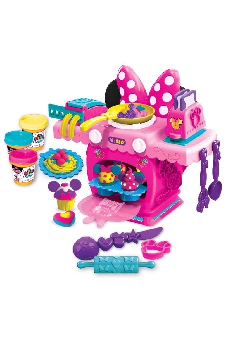 Softee Multicolor Dough Minnie Deluxe Kitchen, Main, color, Multicolored