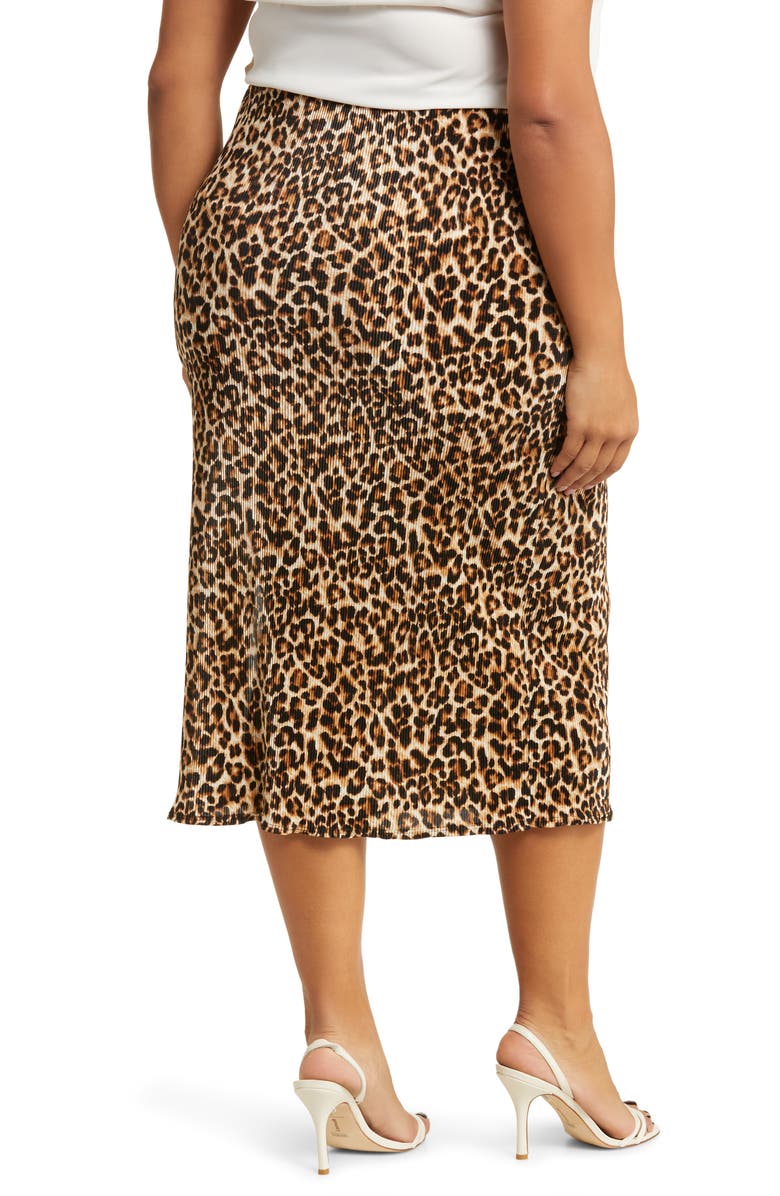 Renee C Midi Skirt, Alternate, color, Taupe