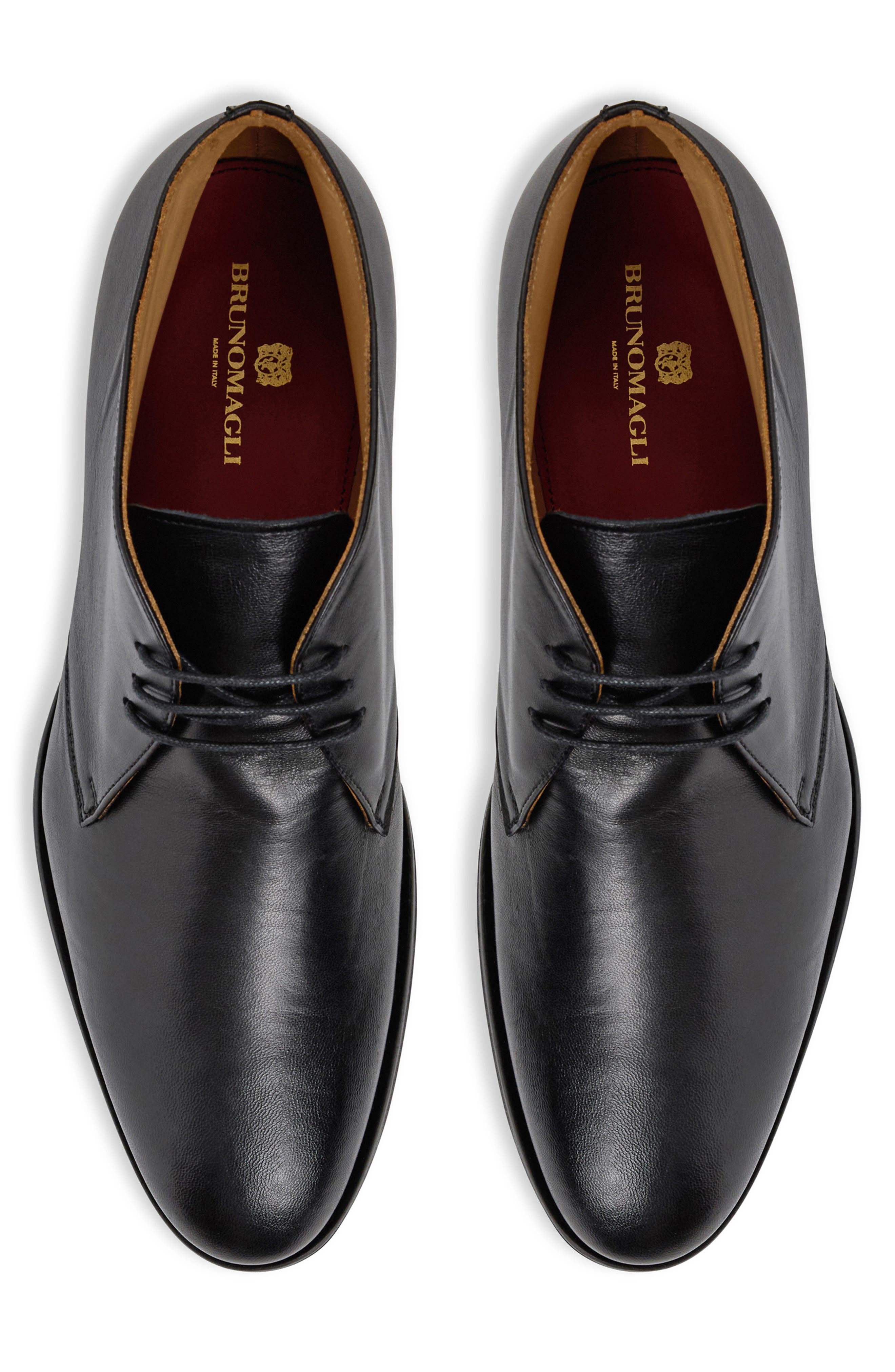 Bruno Magli Carlo Leather Chukka Boot, Alternate, color, Black Leather