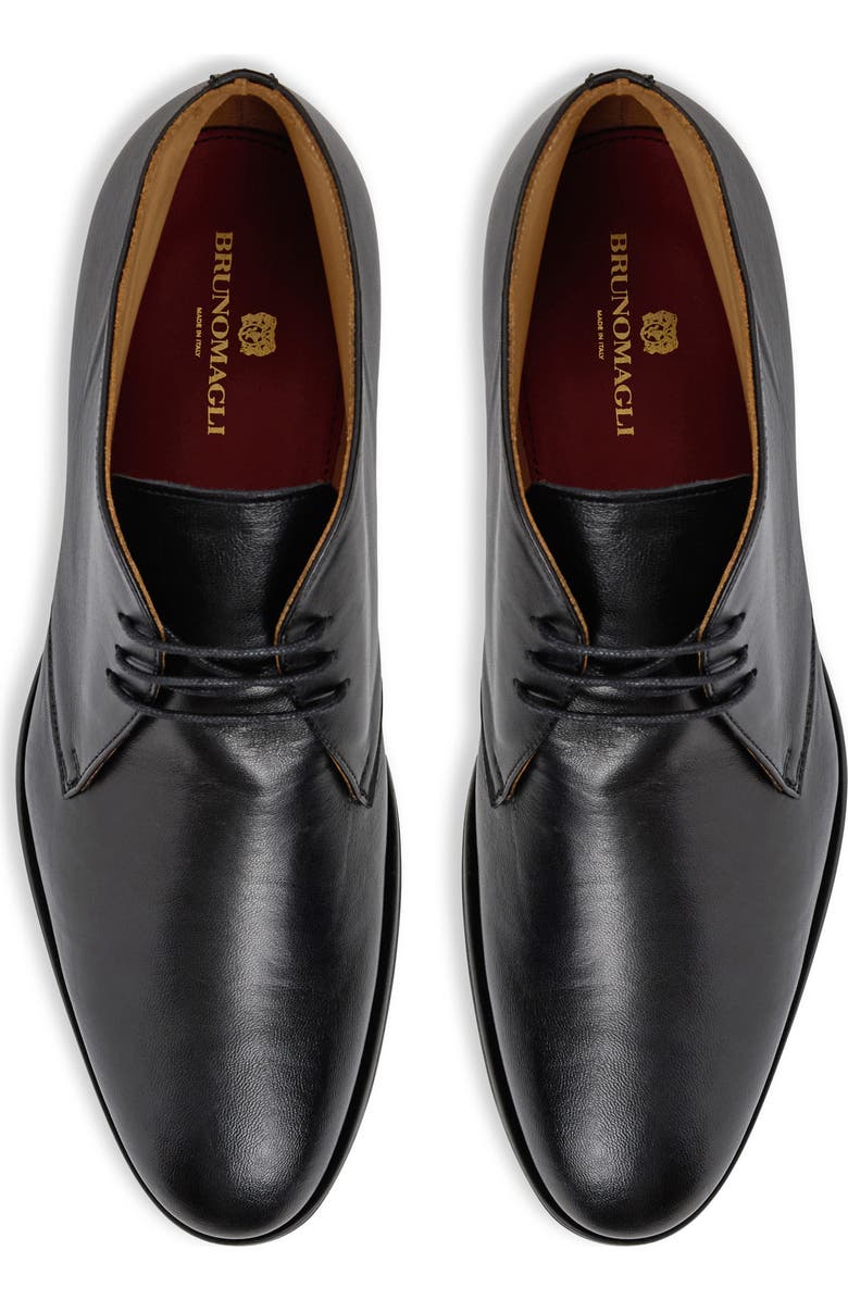 Bruno Magli Carlo Leather Chukka Boot, Alternate, color, Black Leather