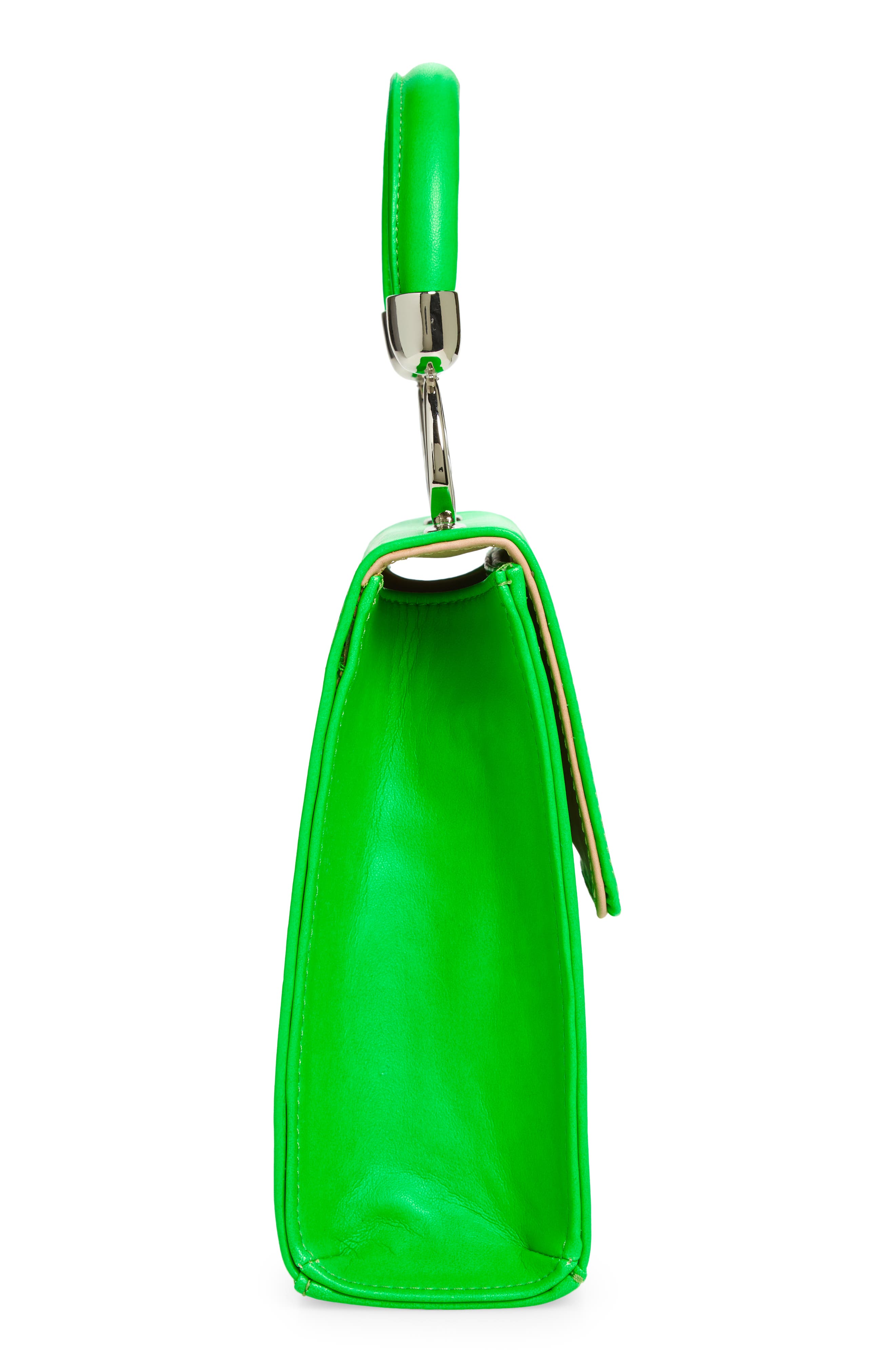Nile Leather Top Handle Bag, Alternate, color, JUICEBOX