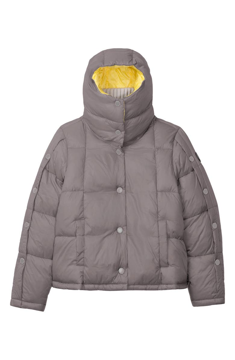 Noize Amelia Water Resistant Quilted Snow Jacket, Alternate, color, Ultimate Grey/ Slicker