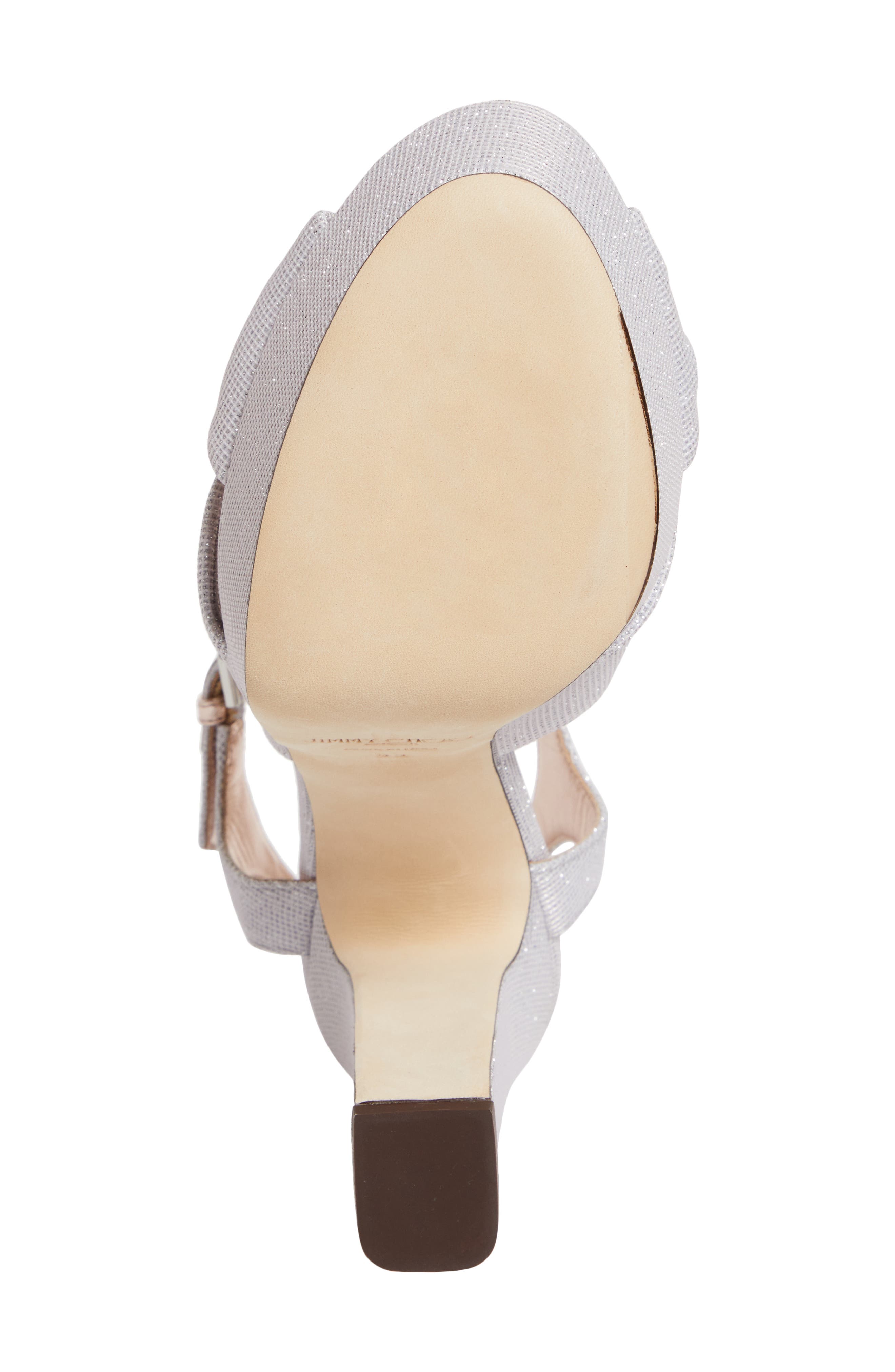 Jimmy Choo Heloise Shimmer Platform Sandal, Alternate, color, 