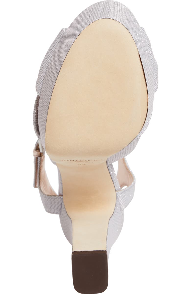 Jimmy Choo Heloise Shimmer Platform Sandal, Alternate, color,