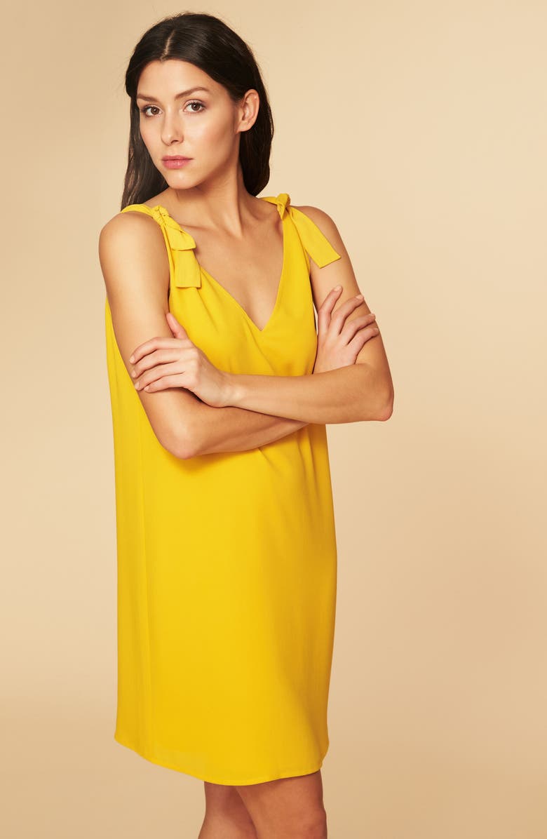 1.STATE Tie Shoulder Shift Dress, Alternate, color, 