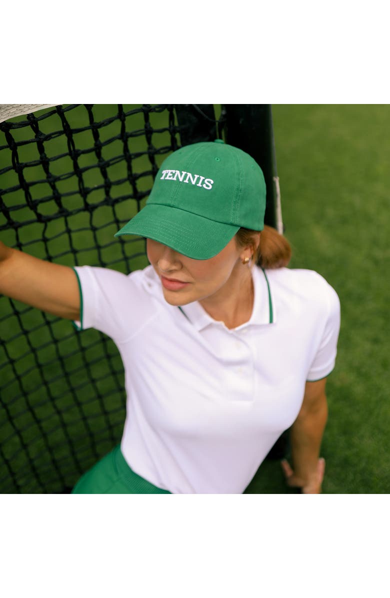 Ame & Lulu Triple Play Hat, Alternate, color, Green/White Tennis