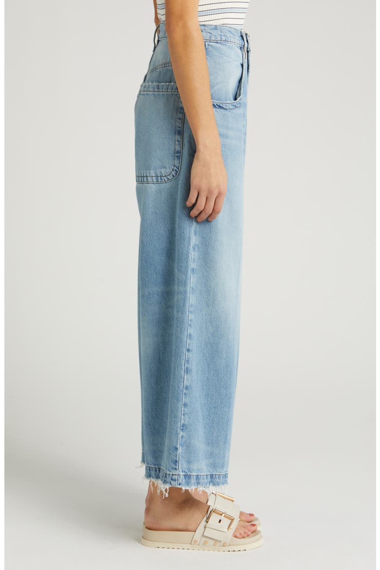 The Pixie Skater High Waist Wide Leg Jeans, Alternate, color, RHODE
