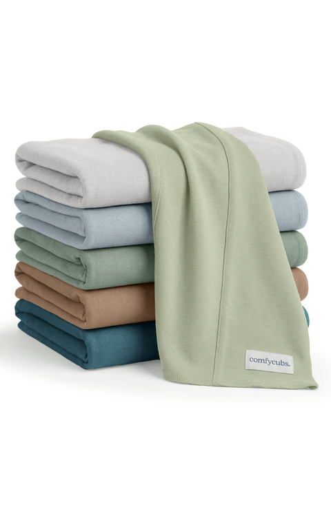 Cotton Burp Cloths - Pack of 6