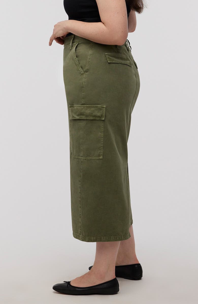 Madewell Cargo Midi Skirt, Alternate, color, 