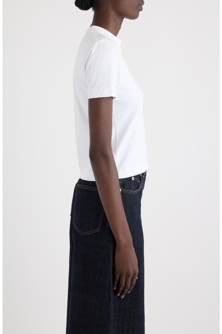 Le T-Shirt Gros Grain T-Shirt, Alternate, color, WHITE