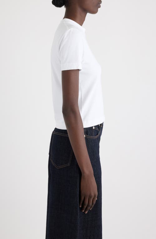 Jacquemus Le T-shirt Gros Grain T-shirt In White