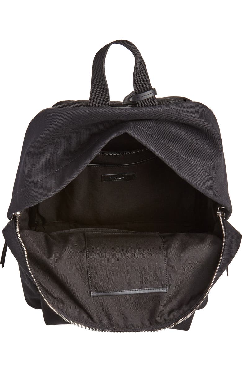 Saint Laurent City Canvas Backpack, Alternate, color,