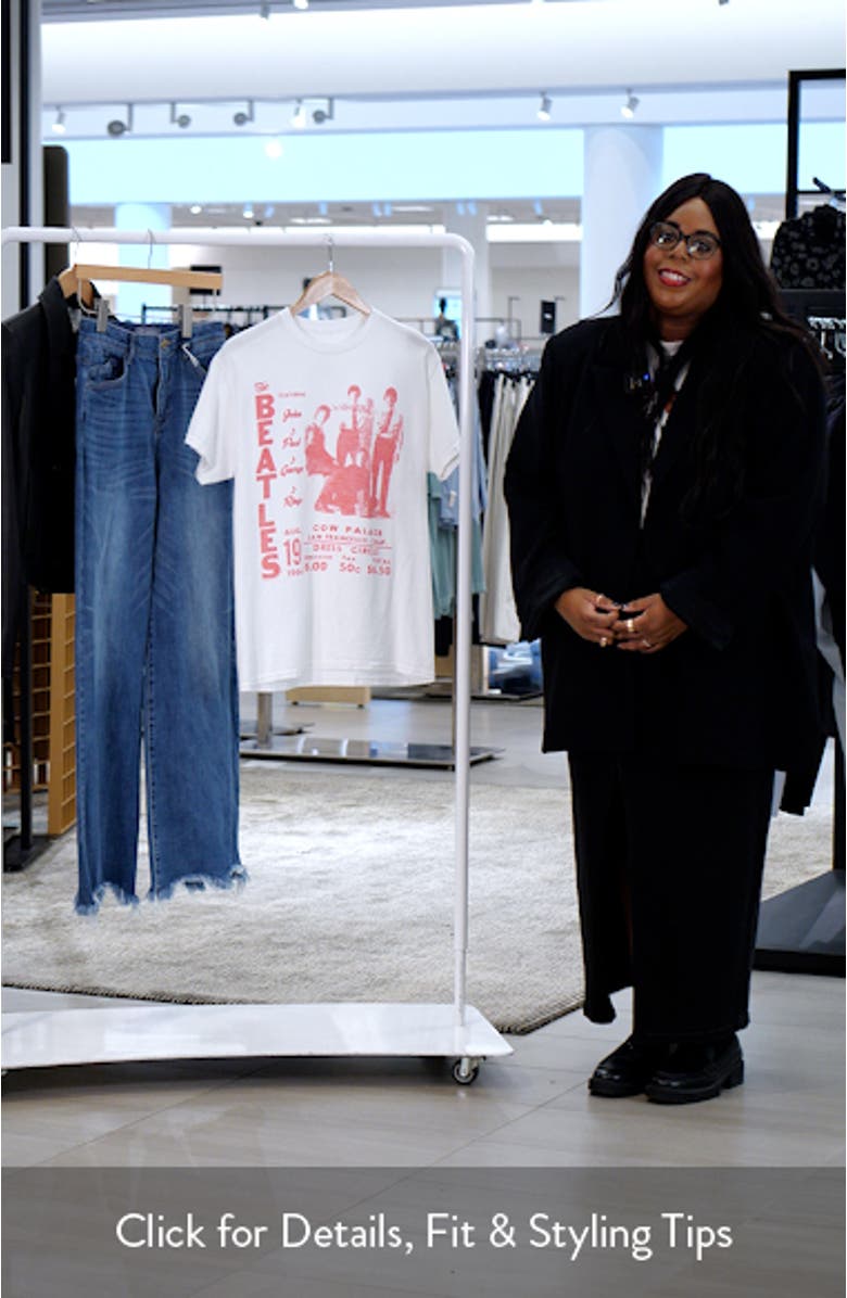 Beatles Cow Palace Cotton Graphic T-Shirt, sales video thumbnail