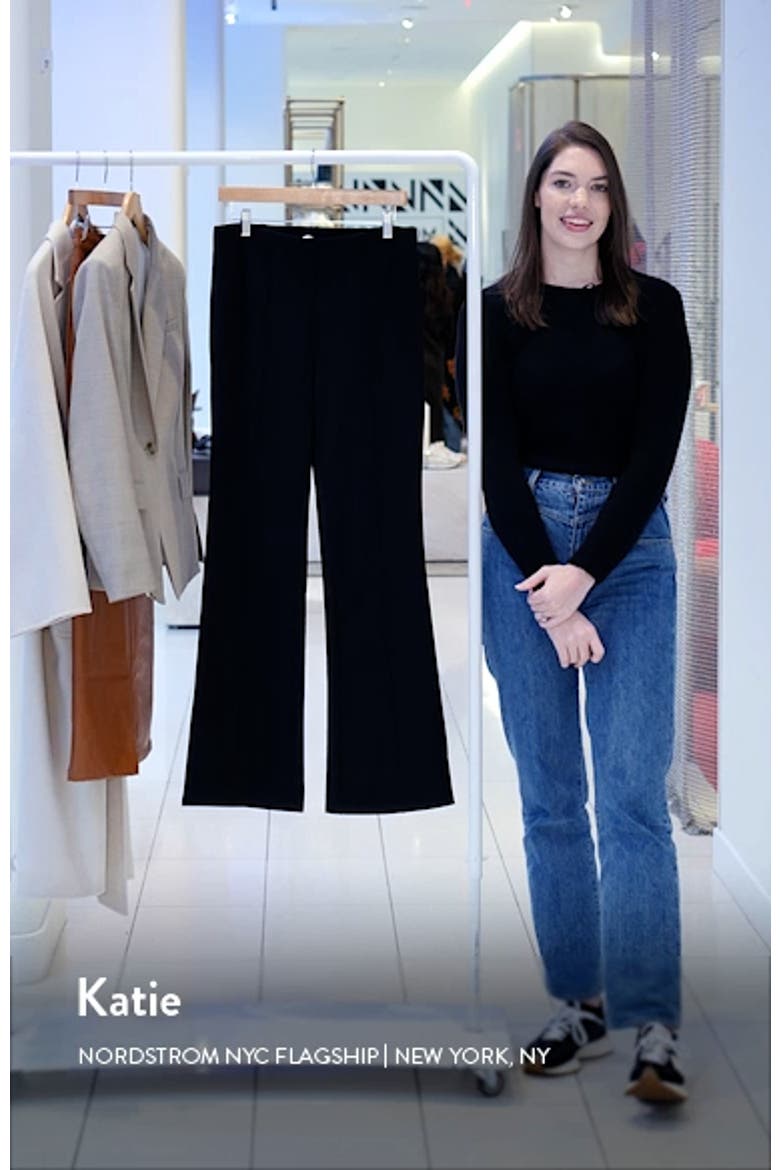 Pintuck Flare Leggings video