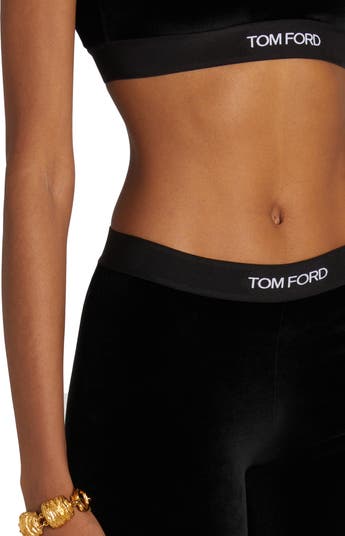 Signature Velour Crop Leggings