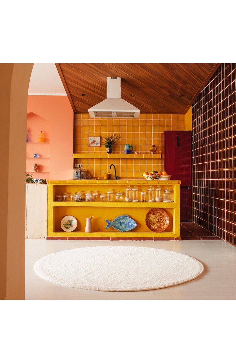 Lorena Canals Woolable rug Rond Natural, Alternate, color, Natural