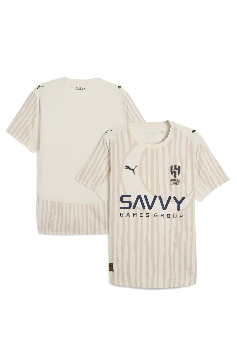 PUMA Men's Puma x KidSuper White Al Hilal 2025 FIFA Club World Cup Authentic Jersey, Main, color, White