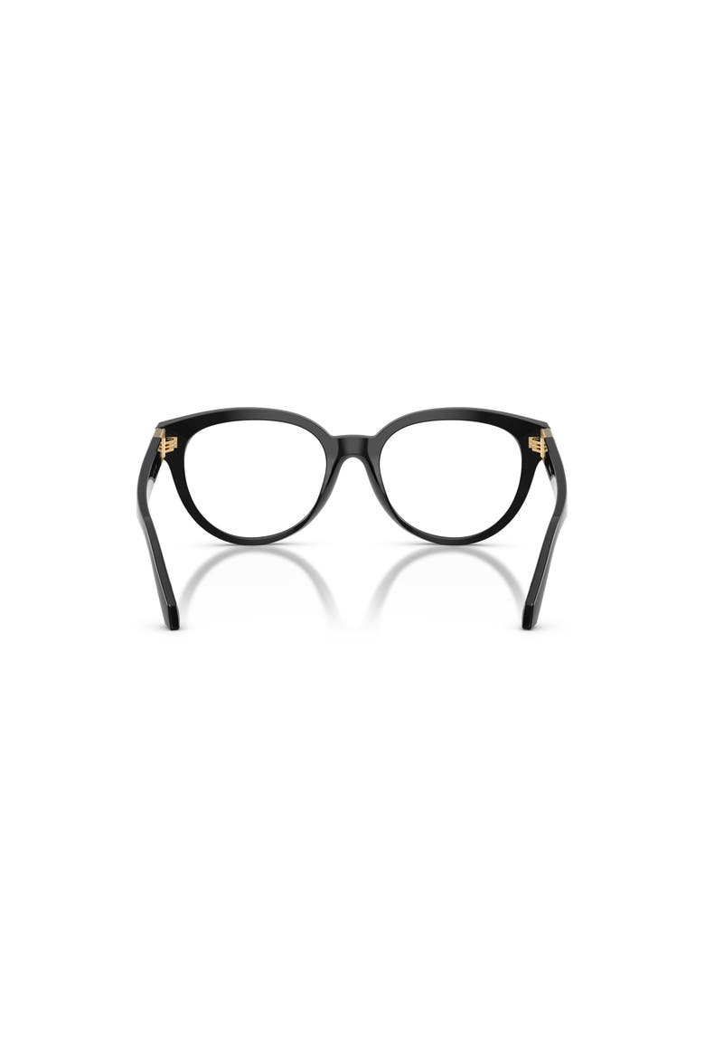 53mm Round optical glasses, Alternate, color, Black