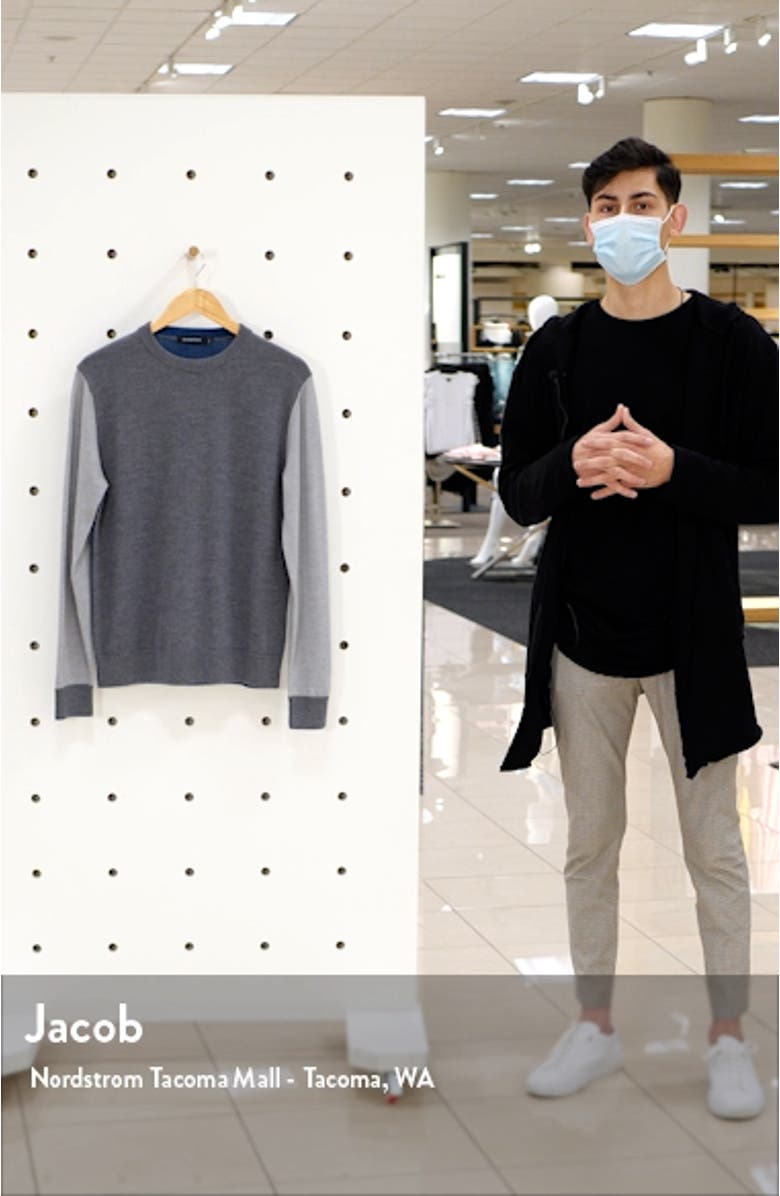 Merino Wool Crewneck Sweater, sales video thumbnail