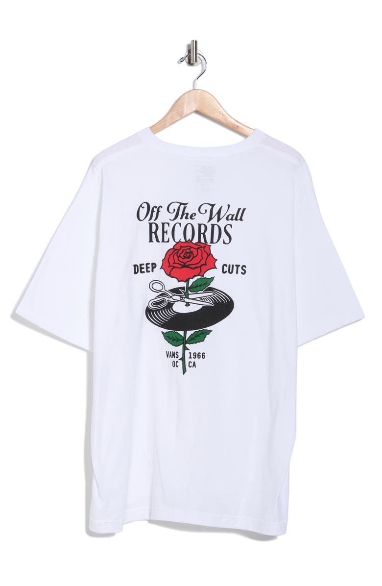 Vans Deep Cut Logo Graphic T-Shirt, Alternate, color, White