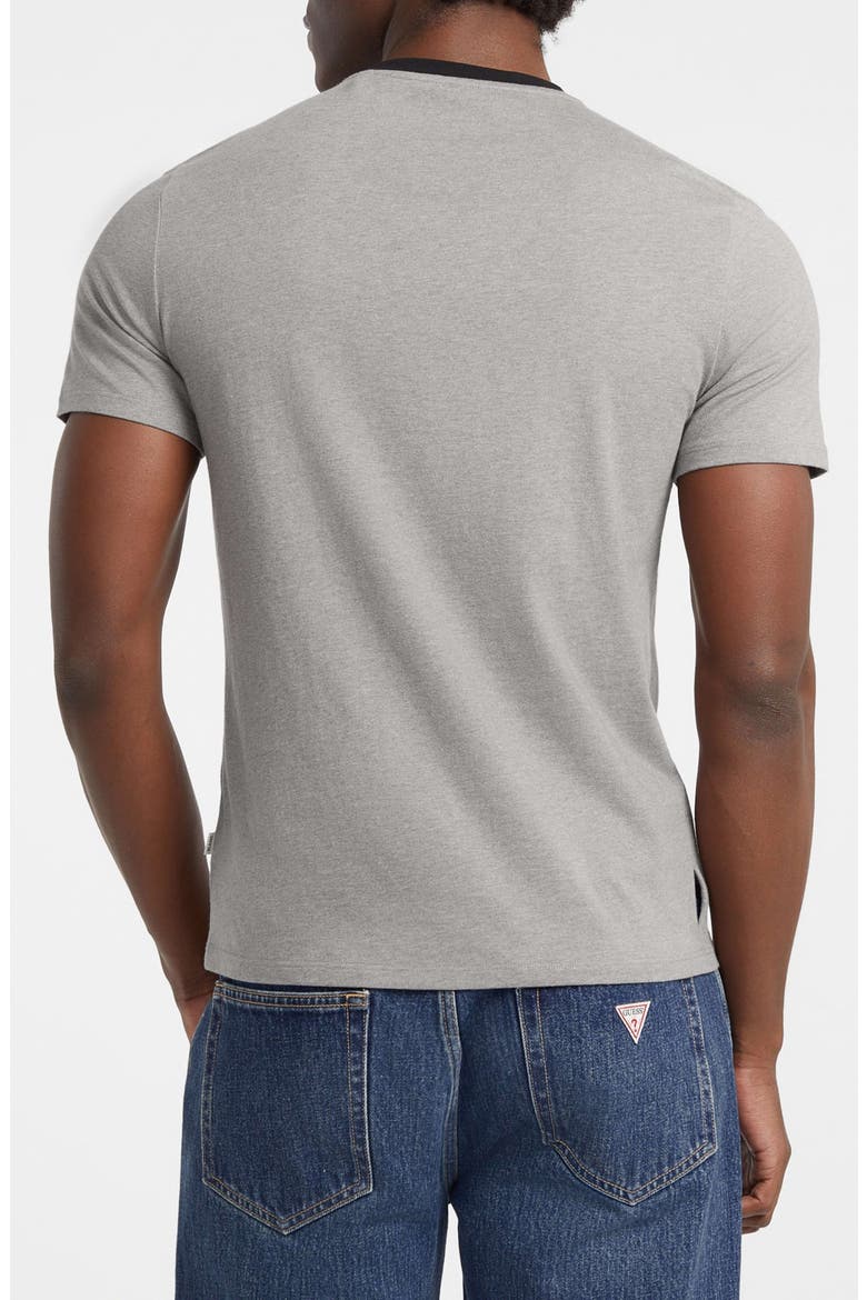 Embroidered Logo T-Shirt, Alternate, color, OPEN GREY