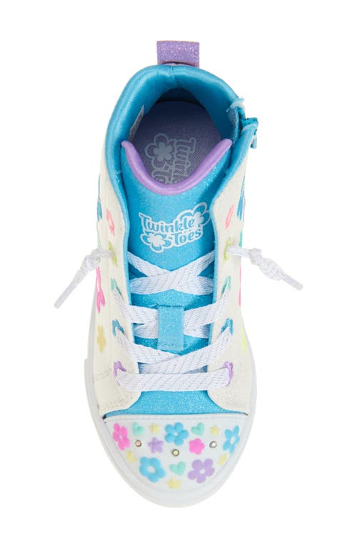 Skechers Kids' Twinkle Sparks Light-up Sneaker In White/multi