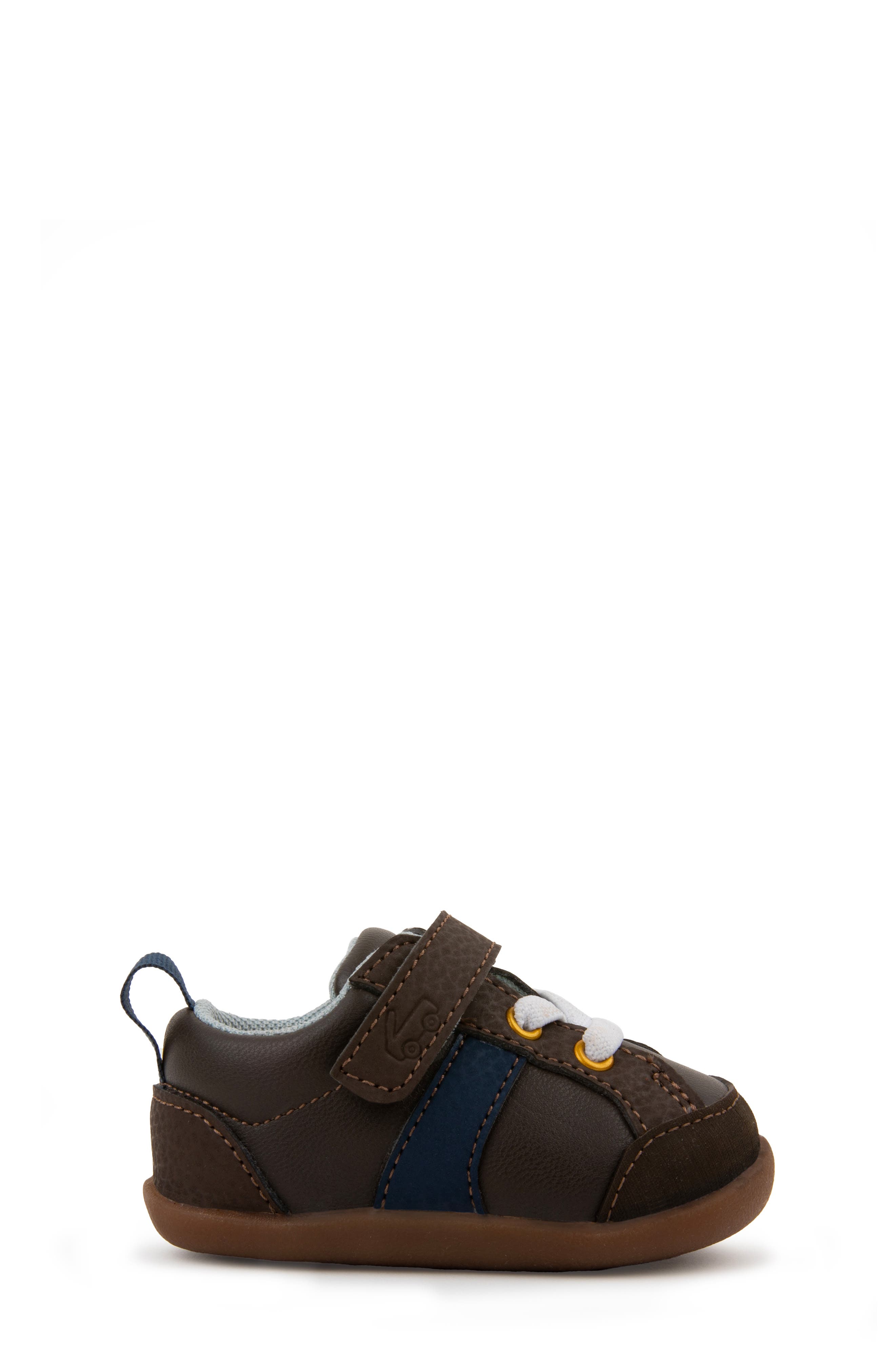 See Kai Run Connor Mini Sneaker, Alternate, color, Brown