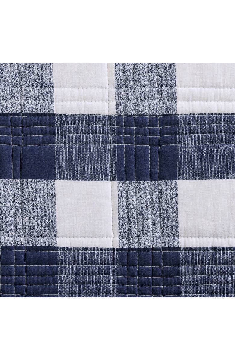 Eddie Bauer Lakehouse Plaid Cotton Quilt 3-Piece Set, Alternate, color, Blue